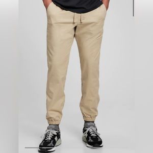 Gap beige twill joggers size medium